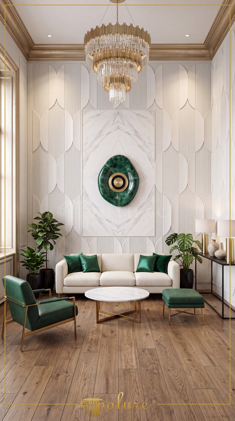 Decorațiuni Perete Interior  Decorațiuni de perete pentru interior: rame, brâuri și panouri din poliuretan turnat, ușoare și gata de vopsit. Relief elegant pentru living, dor