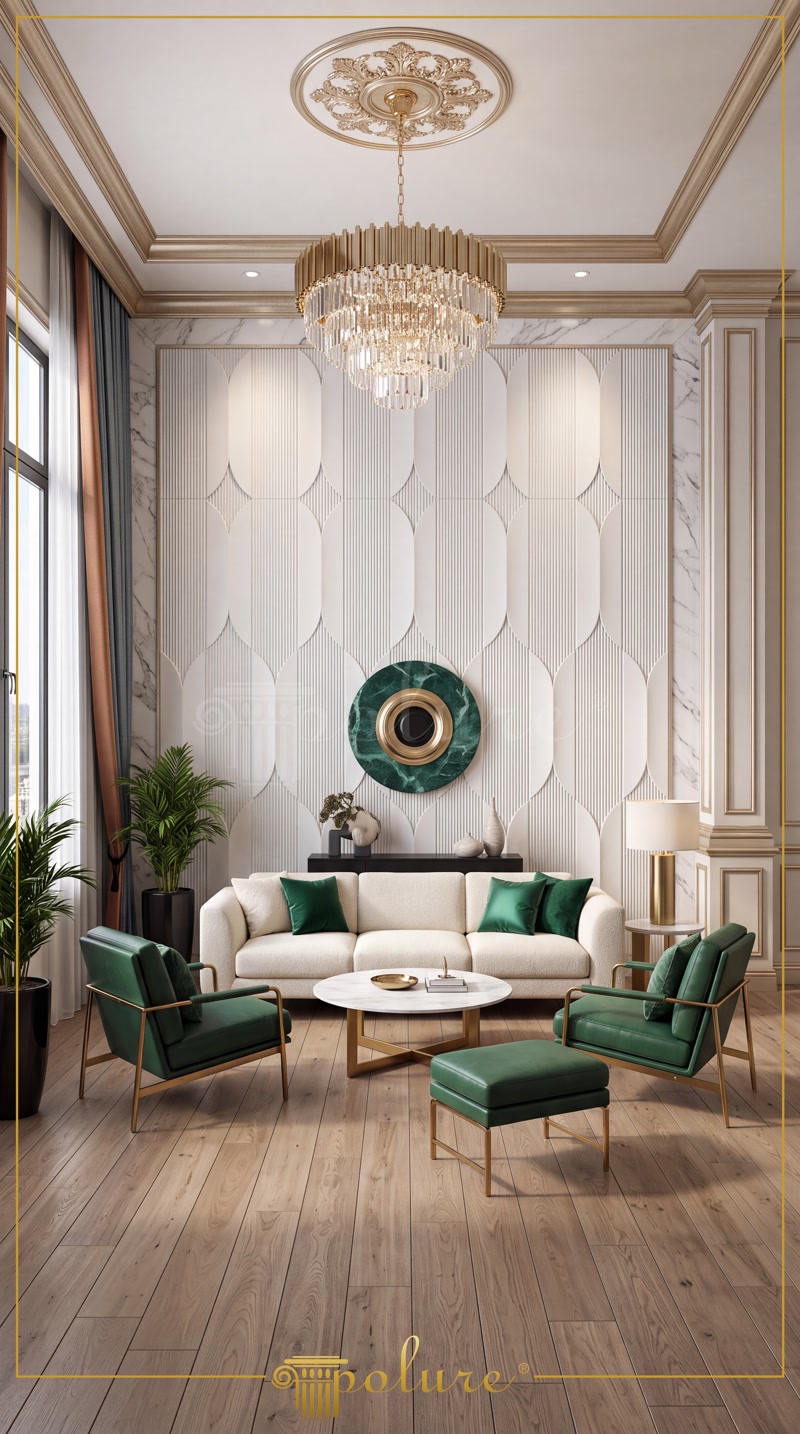 Panouri Decorative 3D  Panouri decorative 3D din poliuretan: relief adânc, joc de umbre, greutate mică și montaj cu adeziv. Perete de accent pentru living sau dormitor.