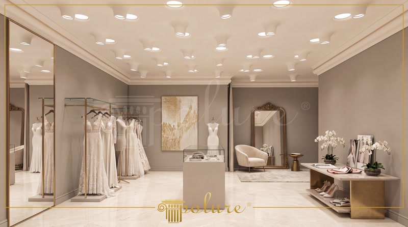 Tavan decorat cu profile din poliuretan P81376 și scafe de iluminat PA501 PA502 într-un spațiu luminos și modern.